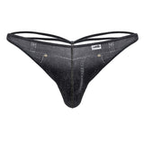 CandyMan Men's Underwear 99899 Cowboy Thongs Color Denim Black