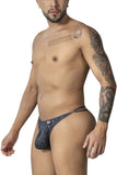 CandyMan Men's Underwear 99899 Cowboy Thongs Color Denim Black