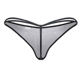 CandyMan Men's Underwear 99899 Cowboy Thongs Color Denim Black