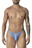 CandyMan Men's Underwear 99899 Cowboy Thongs Color Denim Blue