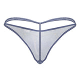 CandyMan Men's Underwear 99899 Cowboy Thongs Color Denim Blue