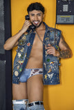 CandyMan Men's Underwear 99900 Cowboy Briefs Color Animal Print