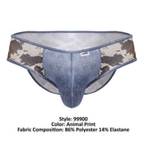 CandyMan Men's Underwear 99900 Cowboy Briefs Color Animal Print
