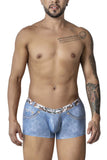 CandyMan Men's Underwear 99904 Cowboy Trunks Color Denim Blue