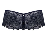 CandyMan 99907 Men's Underwear Lace Trunks Color Navy