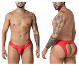 CandyMan 99908 Men's Underwear Heart Briefs Color Red