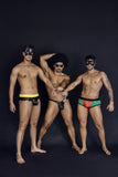 CandyMan Men's Underwear 99912 Police Thongs Color Black