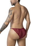 CandyMan 99914 Lace Briefs Color Burgundy