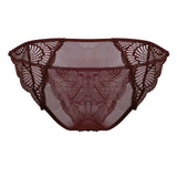 CandyMan Men's Underwear 99914 Lace Briefs Color Burgundy