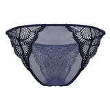 CandyMan Men's Underwear 99914 Lace Briefs Color Navy