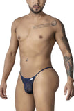 CandyMan Men's Underwear 99914 Lace Briefs Color Navy
