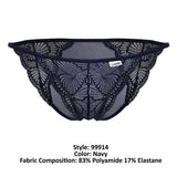 CandyMan 99914 Lace Briefs Color Navy