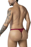 CandyMan Men's Underwear 99915 Lace Thongs Color Burgundy