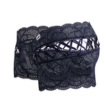 CandyMan Men's Underwear 99916 Lace Trunks Color Navy