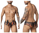 CandyMan Men's Underwear 99917 Wicked Trunks Color Black