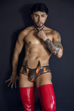CandyMan Men's Underwear 99917 Wicked Trunks Color Black
