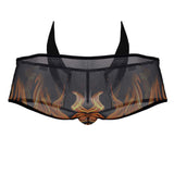CandyMan Men's Underwear 99917 Wicked Trunks Color Black
