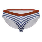 CandyMan Men's Underwear 99918 Sailor Briefs Color Blue-White