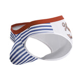 CandyMan Men's Underwear 99918 Sailor Briefs Color Blue-White