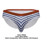 CandyMan Men's Underwear 99918 Sailor Briefs Color Blue-White