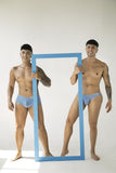 CandyMan 99922 Trunks Color Printed Blue