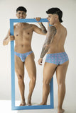 CandyMan 99923 Briefs Color Printed Blue