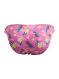 CandyMan Men's Underwear 99923 Bikini Color Printed Pink