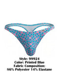 CandyMan 99924 Thongs Color Printed Blue