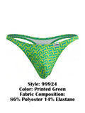 CandyMan 99924 Thongs Color Printed Green