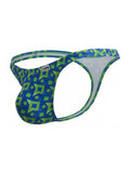 CandyMan Men's Underwear 99924 Thongs Color Printed Navy