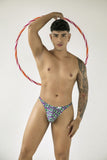 CandyMan 99924 Thongs Color Printed Purple