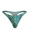 CandyMan 99924 Thongs Color Printed Turquoise