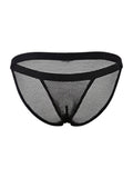 CandyMan Men's Underwear 99933 Bikini Color Black Mesh