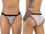 CandyMan 99933 Bikini Color White Mesh