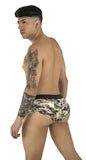 CandyMan 99937 Men's Underwear Supportive Contour Pouch Low Rise Trunks Color Camo