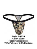 CandyMan Men's Underwear 99939 Thongs Color Camo