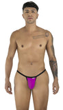 CandyMan Men's Underwear 99948 Thongs Color Magenta