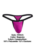 CandyMan Men's Underwear 99948 Thongs Color Magenta