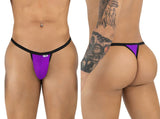 CandyMan Men's Underwear 99948 Thongs Color Orchid