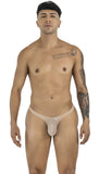 CandyMan Men's Underwear 99954 Thongs Color Beige Mesh