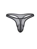 CandyMan Men's Underwear 99954 Thongs Color Black Mesh