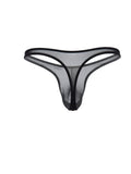 CandyMan Men's Underwear 99954 Thongs Color Black Mesh