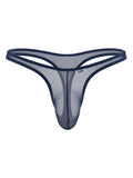 CandyMan Men's Underwear 99954 Thongs Color Navy Mesh