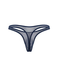 CandyMan Men's Underwear 99954 Thongs Color Navy Mesh