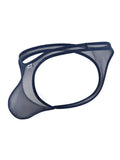 CandyMan Men's Underwear 99954 Thongs Color Navy Mesh