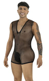 CandyMan 99956 Bodysuit Color Black