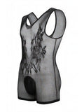 CandyMan 99958 Bodysuit Color Black