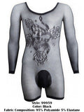 CandyMan 99959 Bodysuit Color Black