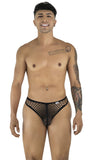 CandyMan Men's Underwear 99963 Thongs Color Black