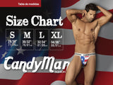 CandyMan Men's Underwear 99643 Mesh Bodysuit Color Hot Pink